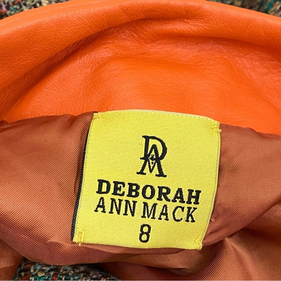 DAM Fashion DEBORAH ANN MACK Lambskin Tweed Wool Poncho Cape With Armhole Size 8 - Picture 14 of 16